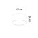 Technical C032CL-L12W3K, LED, 12W, 12x12x5.8 cm, 900lm, white color, white color