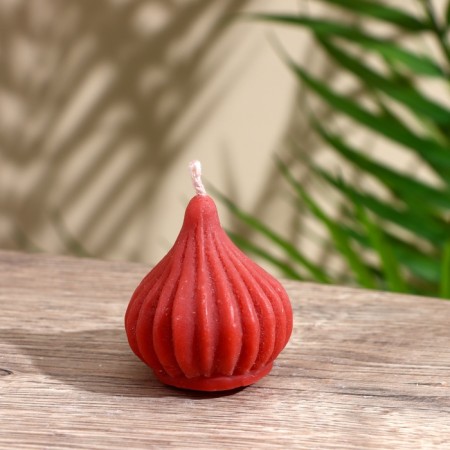 Candle "onion" 5x5x5 cm, soy wax mix-2