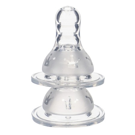 Set of a nipple for a bottle of 2 pcs.,+3 months, medium stream, classic throat 35mm-6