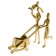 Souvenir "Happy Parents" aluminum 22.2x8.9x25.4 cm (brass coating)