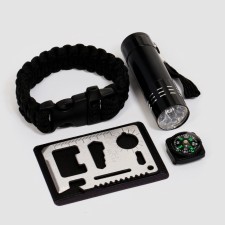 4B1 survival set (lantern, survival card, paracord, compass)