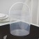 The plastic disposable container, 1 l, the color is transparent