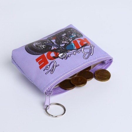 Monetnik's wallet with a zipper, color mix-4