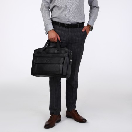 Male bag, Fidelio Largo, black color-5