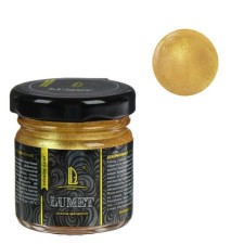 Organic paint - LUCH OF LUXART LUMET, 33 g, metallic (lemon gold) 