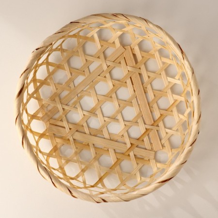 Wicker bowl, 20x5 cm, bamboo-3