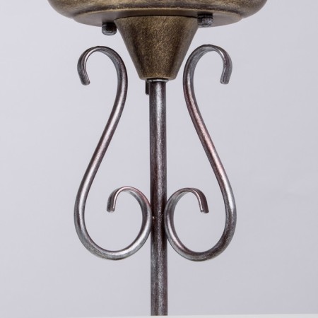 AIDA chandelier, 3x40W E27, silver, gold-6