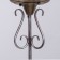 AIDA chandelier, 3x40W E27, silver, gold