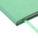 Notepad A5 "Snow Mint", 96 sheets, in a ruler, solid cover, artificial leather, elastic band, pocket, lies, tinted block