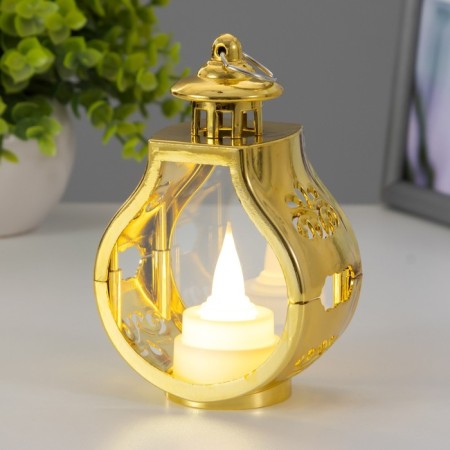Nightmare "frozen candle" 3xlr1130 gold 5x7.5x12 cm Risalux-1