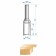 Clesteric Encor Prof 46182, straight, on wood, d = 8 mm, 16 x 26 mm