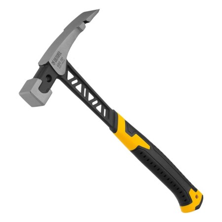 Denzel 10633 mason hammer, whole -bearing, 2k rubberized handle, 680 g-1