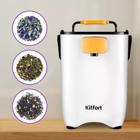 Thermopot KitFort KT-2519, 1200 W, 2 l, black and white-2
