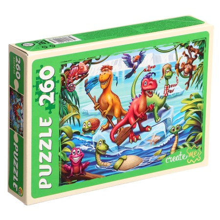 Puzzles "World of dinosaurs No. 51" 260 elements
