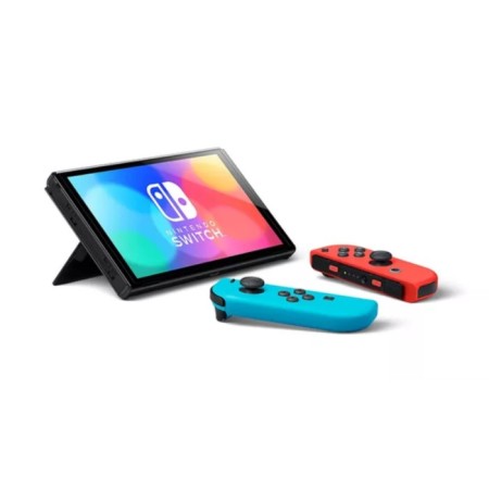 Game console Nintendo Switch, 64 GB, OLED, 2 Joy-Con controllers, red-blue-2