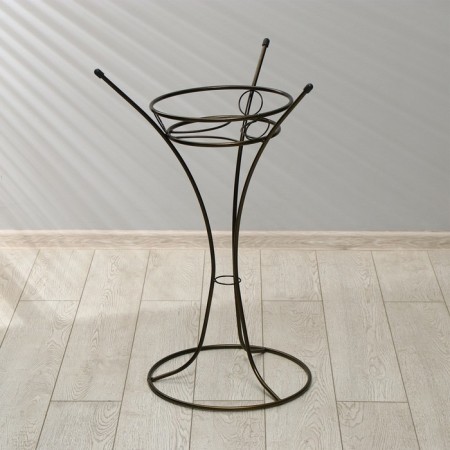 Flower stand, floor, 1 pot, d = 25 cm, bronze, "cypress"
