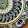 Plate of the Rishtan ceramics "Flowers", blue, embossed, 17 cm, mix