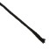 Knitting cord "Puff" 100% cotton width 5mm 100m (black)