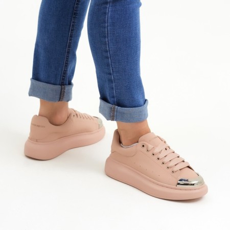 Women's sneakers, beige color, size 37-2