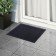 The mature mature, ribbed, “standard”, 40 × 60 cm, black color, black