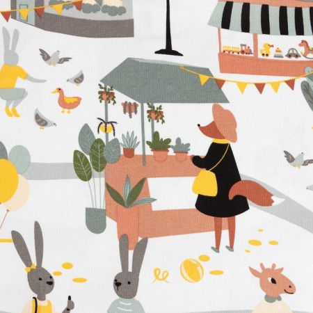 Curtain Ethel "Fantasy Town", 145x260 cm, 100% cotton-2