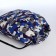 Back for shoes on a lace, blue color/camouflage