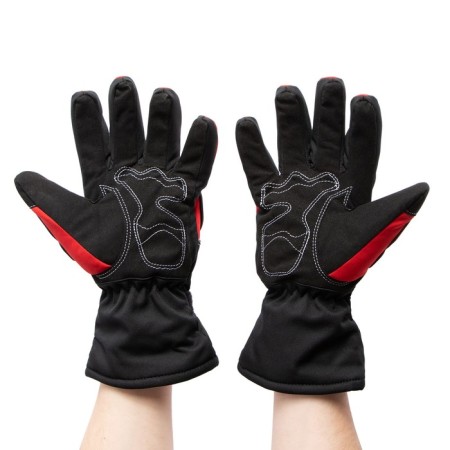 Gloves motorcycle, winter, size l, red-2