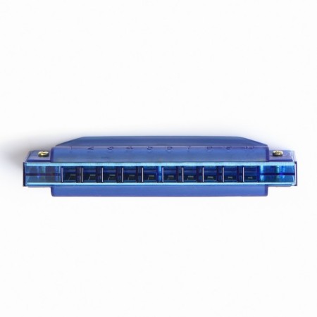 Music Life's Gube, Diatonic, 10 holes, C-Major, with a case, blue-3