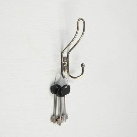 Furniture tundra hook TKT002, three -rod, bronze, 4 pcs TMP-1