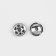 KEPA button, covered, d = 13 mm, silver color, price per 1 piece