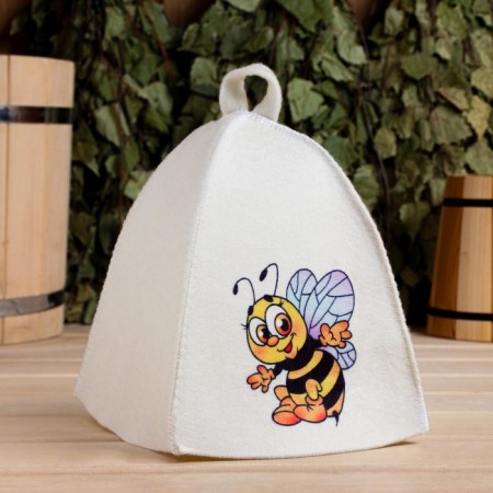 Bath cap with children's print "Bee"