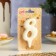 Candle for Cake "Oval" Number "8", large, pearl, 5.5 cm