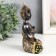 Polystone souvenir "Buddha in color toga with patterns. Sits" mix 10x6.2x15.5 cm