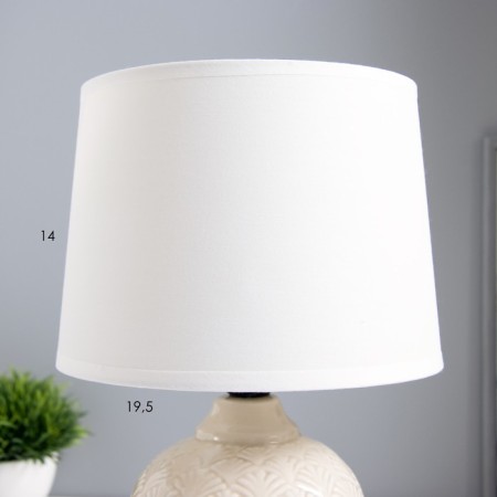 Avril table lamp E27 40W Beige 20x20x30 cm Risalux-4