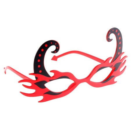 Carnival glasses "horns", red color