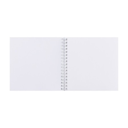 Meshu sketchbook 150 x 150 mm, 60 sheets, on the crest Kawaiii, selective varnish, Soft-Touch coating, block 120 g/m2-3