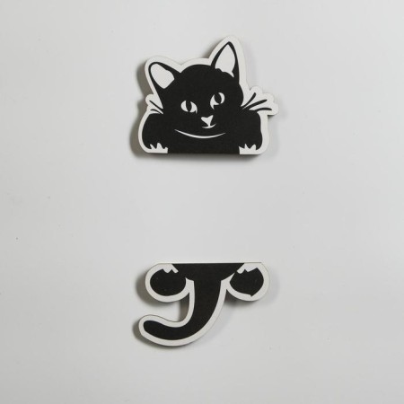 Wall decor, sticker on the switch "cat", 14 x 10 cm-2
