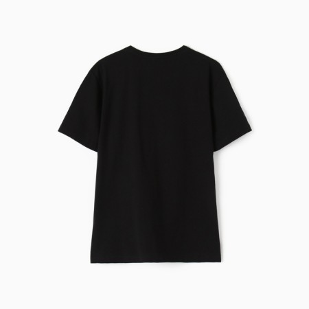 New Year. Men's T -shirt KAFTAN Snowfall, black, size M-9