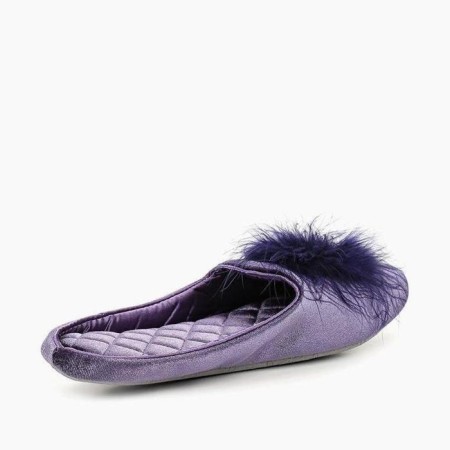 Slippers # 11 women, size 35.5, purple color-1