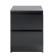 Bedside table 2 maders, 400x420x554, black