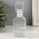 Diffusor for essential oils with a “square” lid 100 ml transparent 4.5x5x13.5 cm