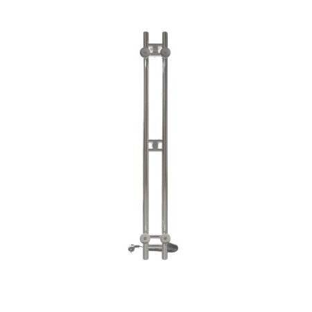 The heated towel rail "Sanprise" duet circle, 100x1200 mm, left, chrome-5
