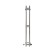 The heated towel rail "Sanprise" duet circle, 100x1200 mm, left, chrome