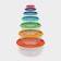Set of bowls "Rainbow", 7 pcs, color mix