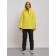 Ski costume female winter, size 50, yellow color