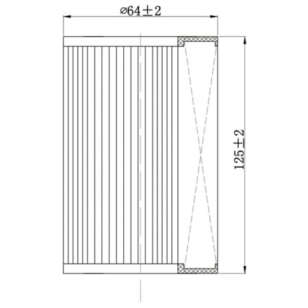 Oil filter Totachi to-1257-1