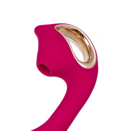 Unrealistic vibrator of the stiles stiles, 16.9 cm, silicone, pink color-5