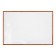 Magnetic marker board 100x150 cm, calligrata, in a wooden frame (dark stain)
