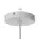 Lamp "Chekaka" E27 40W White-gold 24x24x17-117 cm
