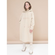 Dress for girls, height 146 cm, beige color
